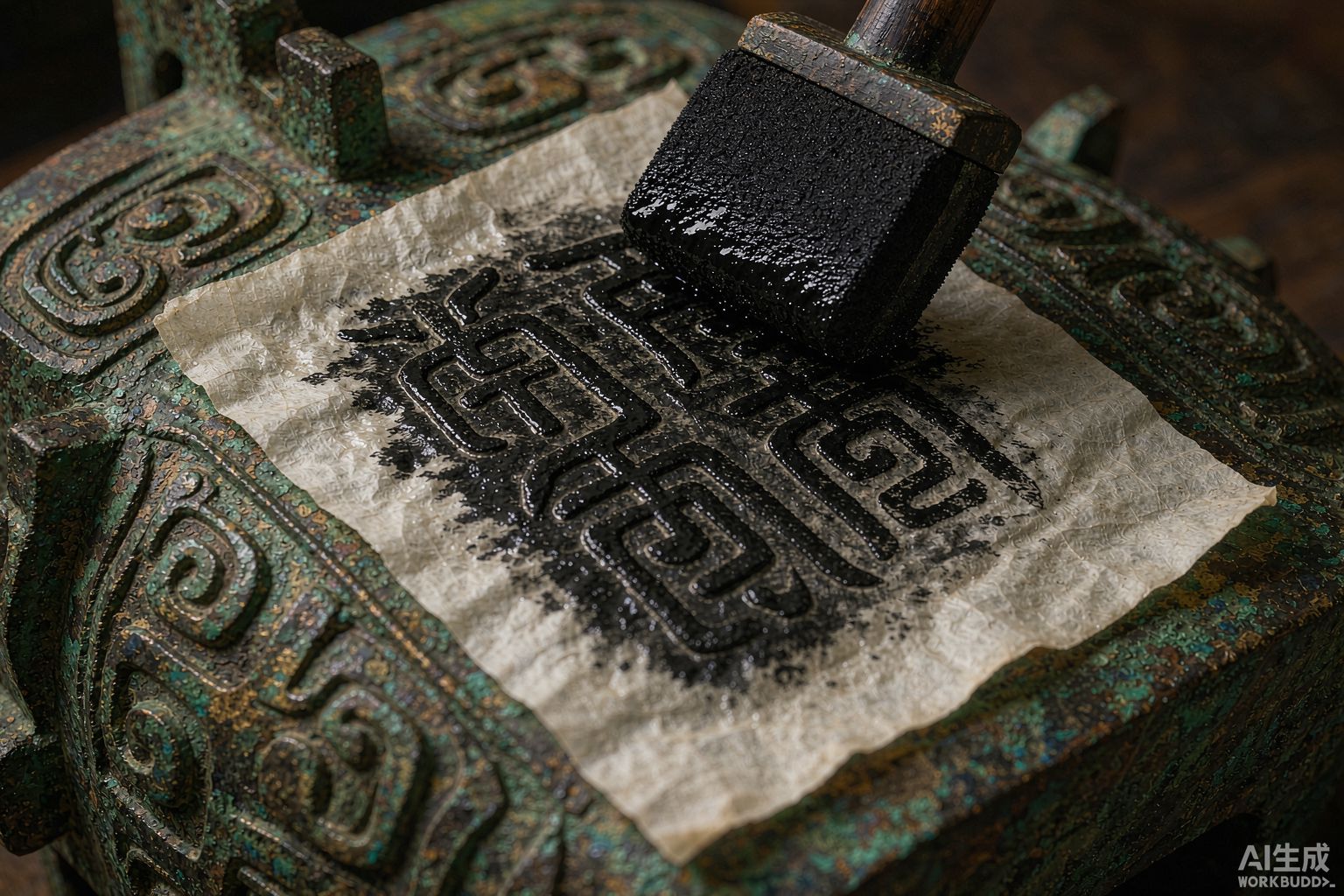 Laser-cut Rubbing Plates from Photographs