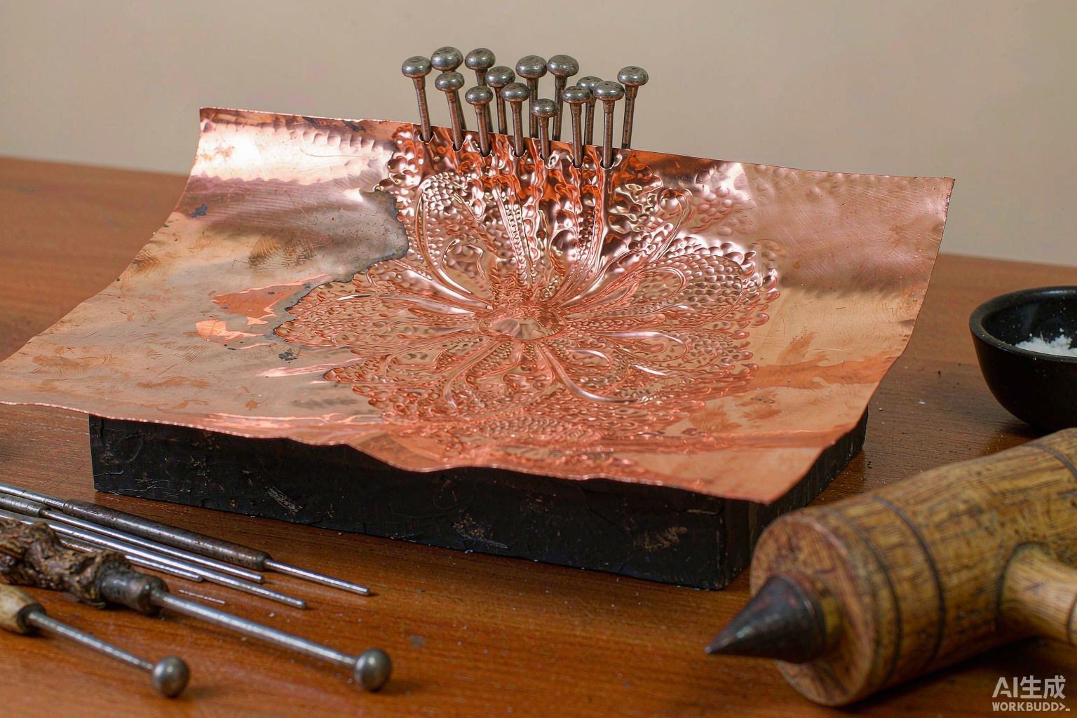 Laser-cut Blanking and Datum-hole Workflow for Repoussé